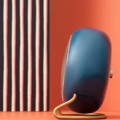 Arne Jacobsen Klokker Og Værstjanor*Clocks Station Bordur Ø11 cm petroleum/hvit