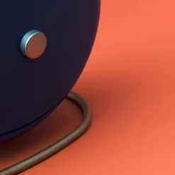 Arne Jacobsen Klokker Og Værstjanor*Clocks Station Bordur Ø11 cm petroleum/hvit