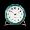 Arne Jacobsen Klokker Og Værstjanor*Clocks Station Bordur Ø11 cm grønn/hvit