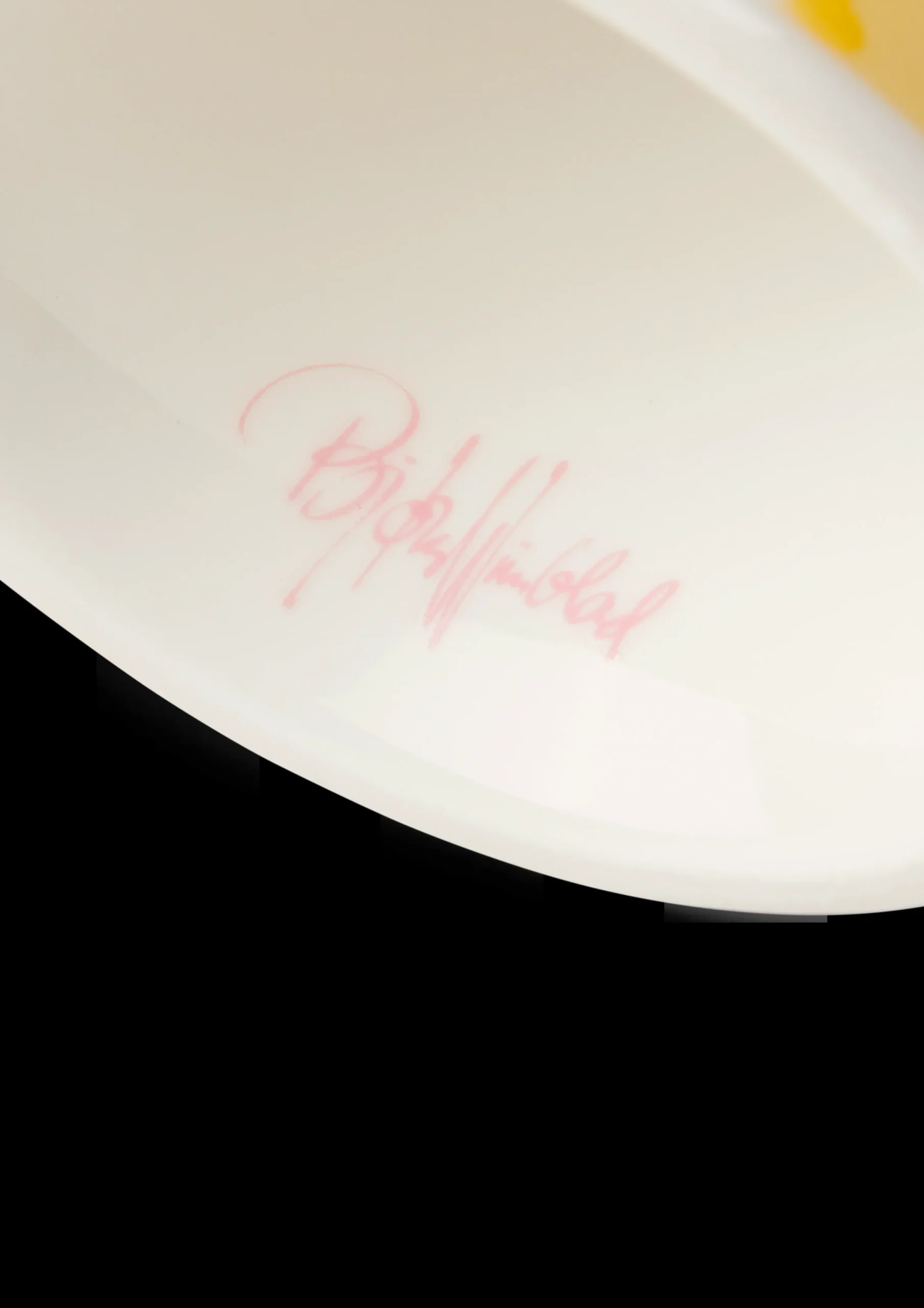 Bjørn Wiinblad Lysestaker Og Stearinlys|Telysholdere*Eva Telyslykt Ø6.5 cm gul/lavendel 2 stk.