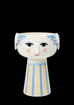 Bjørn Wiinblad Vaser Og Urtepotteskjulere*Eva Vase H18.5 cm blå - Kjøb her