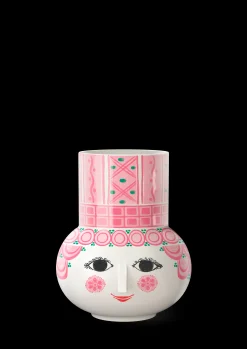 Bjørn Wiinblad Nyheter|Vaser Og Urtepotteskjulere*Olga Vase H15 cm pink