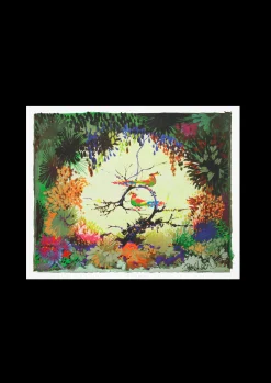 Bjørn Wiinblad Plakater Og Postkort|Barneplakater*Poster Papageno 50x40 cm.