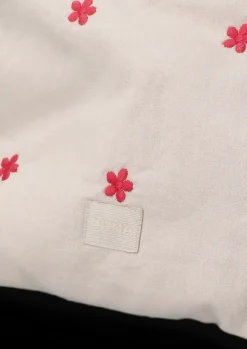 JUNA Nyheter|Vesker Og Toalettvesker*Daisy Karla Toalettveske 30x10x20 cm – Sand/Rød fra