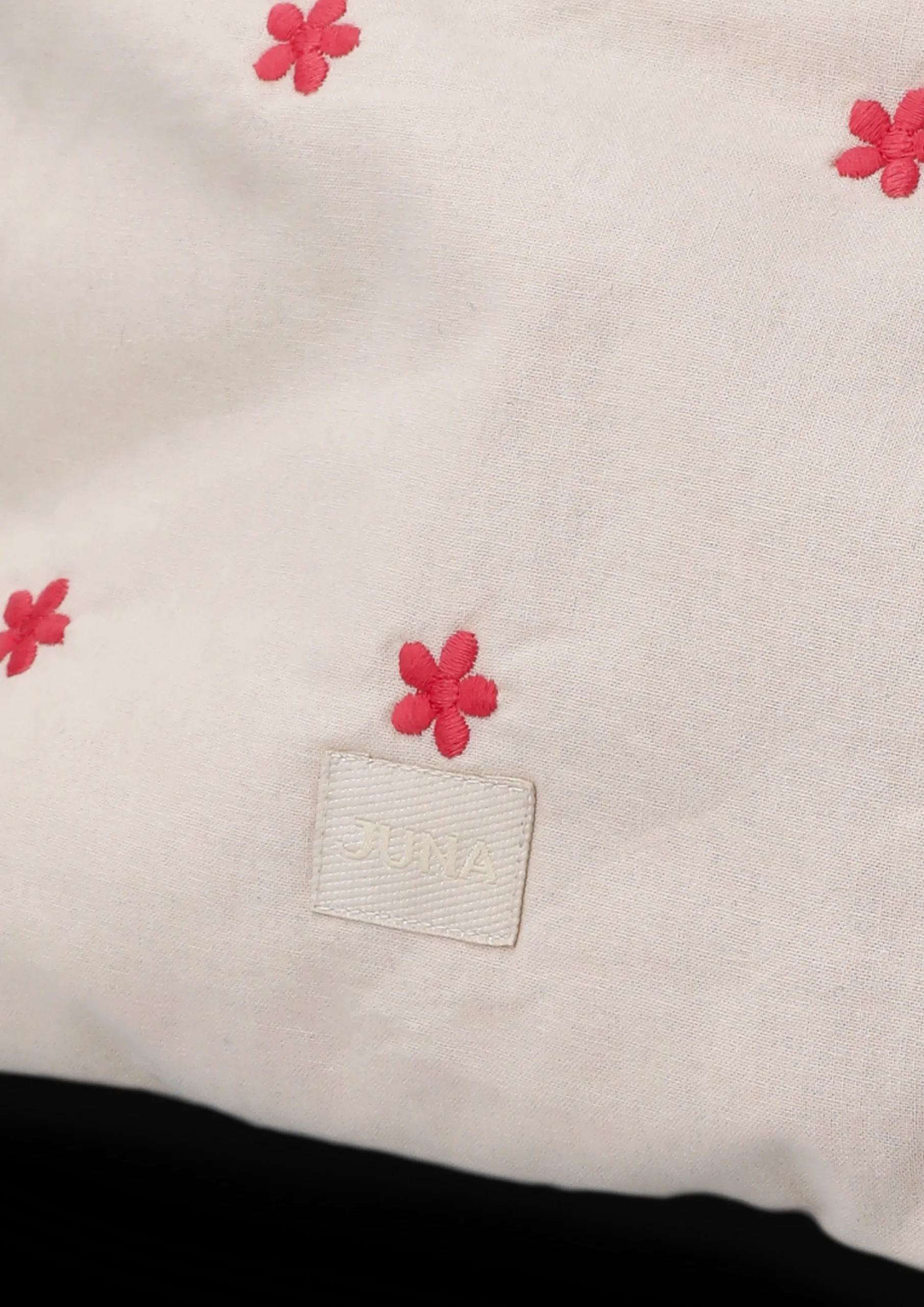 JUNA Nyheter|Vesker Og Toalettvesker*Daisy Karla Toalettveske 30x10x20 cm – Sand/Rød fra
