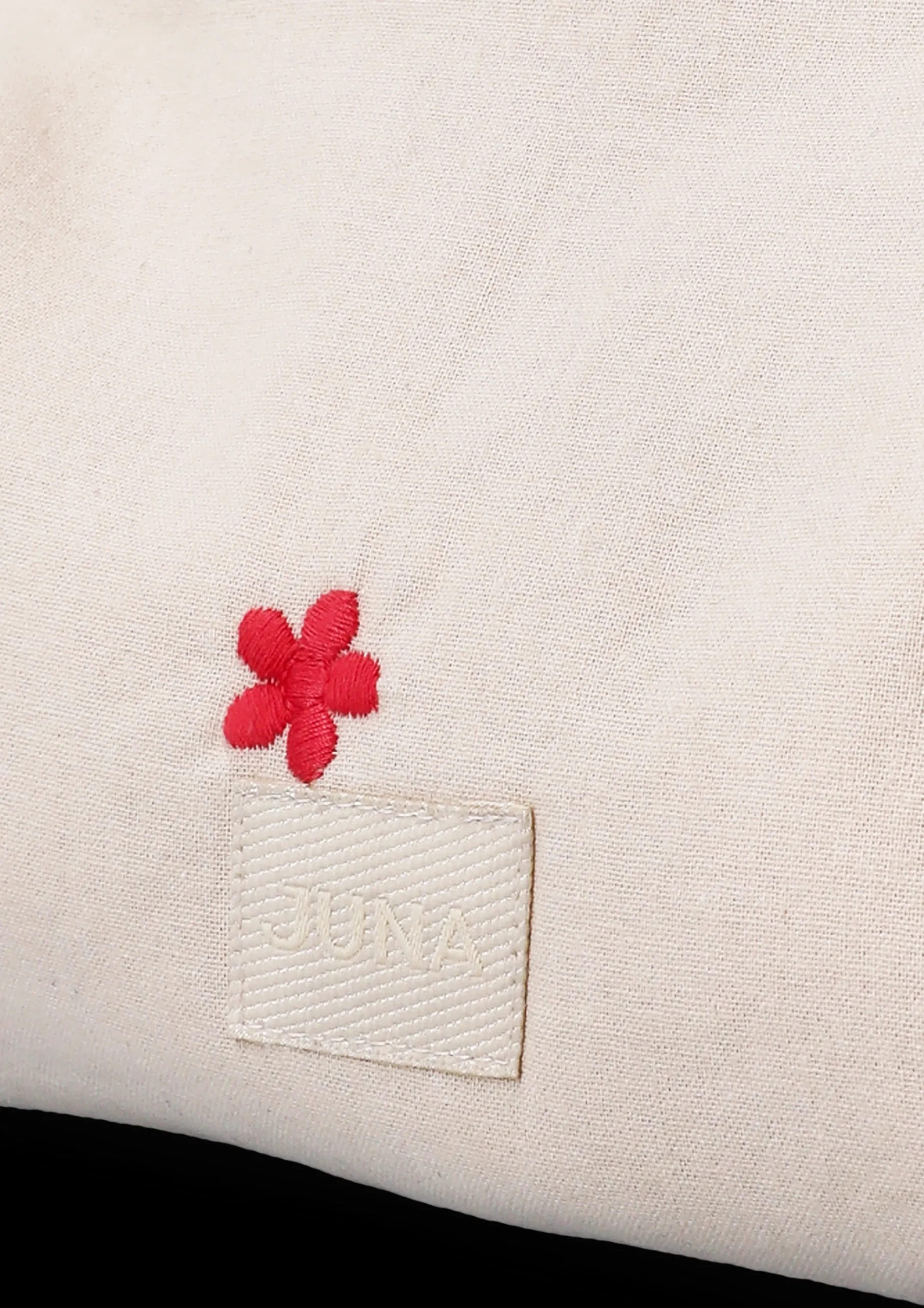 JUNA Nyheter|Vesker Og Toalettvesker*Daisy Nola Sminkepung 23x5x15 cm – Sand/Rød fra