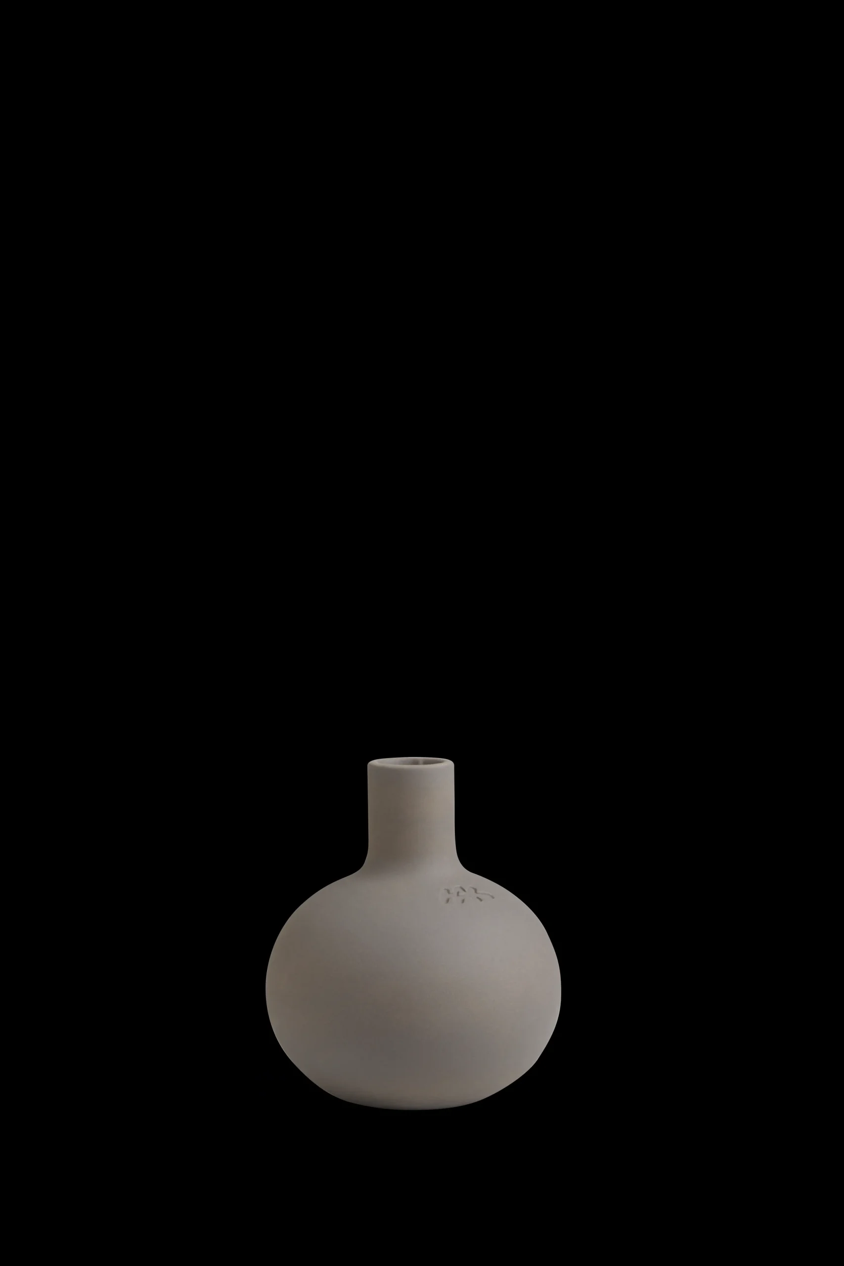 Kähler Lysestaker Og Stearinlys|Kronelysestaker*Globo Lysestake H13.5 cm grå (14034)