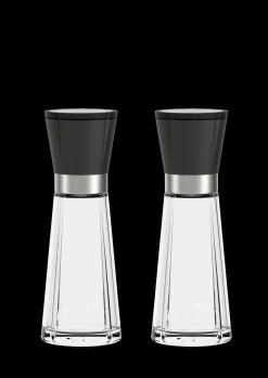 Rosendahl Salt- Og Peppersett|Salt Og Pepper*Grand Cru Salt- og peppersett H20.5 cm sort/stål