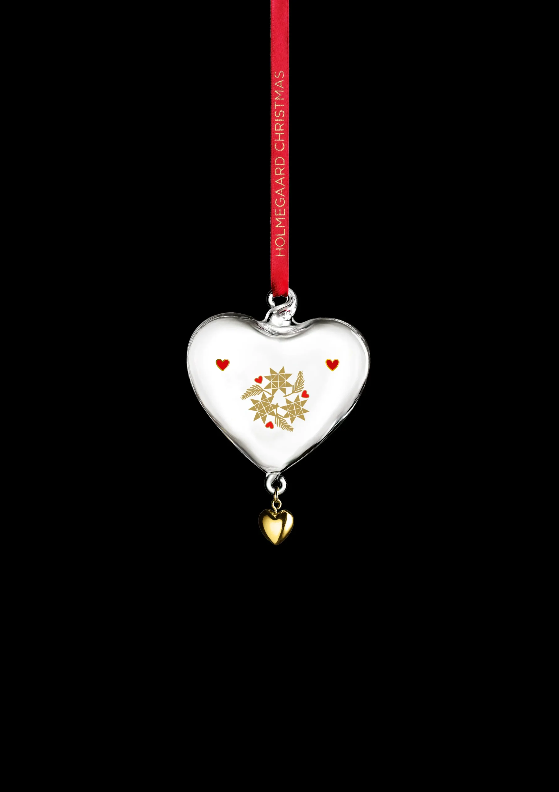 Holmegaard Julepynt|Julepynt*Ann-Sofi Romme Årets julehjerte 2024 liten klar