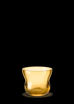 Holmegaard Lysestaker Og Stearinlys|Telysholdere*Calabas Telyslykt Ø8.5 cm amber