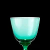 Holmegaard Vinglass*Flow Glass med stett 35 cl emerald green