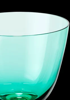 Holmegaard Vinglass*Flow Glass med stett 35 cl emerald green