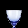 Holmegaard Vinglass*Flow Glass med stett 35 cl mørk blå - Kjøp nå