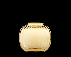 Holmegaard Vaser Og Urtepotteskjulere*Primula Oval Vase H12.5 amber