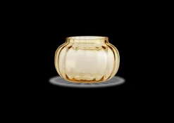 Holmegaard Lysestaker Og Stearinlys|Telysholdere*Primula Telyslykt Ø9.5 cm amber