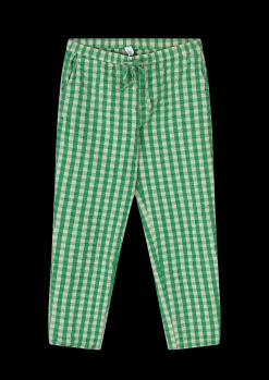 JUNA Nattøy*Bæk&Bølge Barbara pants XS grønn/sand - Kjøp nå