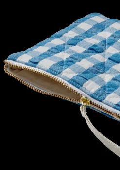 JUNA Vesker Og Toalettvesker*Bæk&Bølge Dalila Toiletbag 20x14 cm blå/bjørk