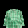 JUNA Nattøy|Topper*Bæk&Bølge Irene shirt S/M grønn/sand - Kjøp nå