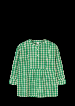 JUNA Nattøy|Topper*Bæk&Bølge Irene shirt S/M grønn/sand - Kjøp nå