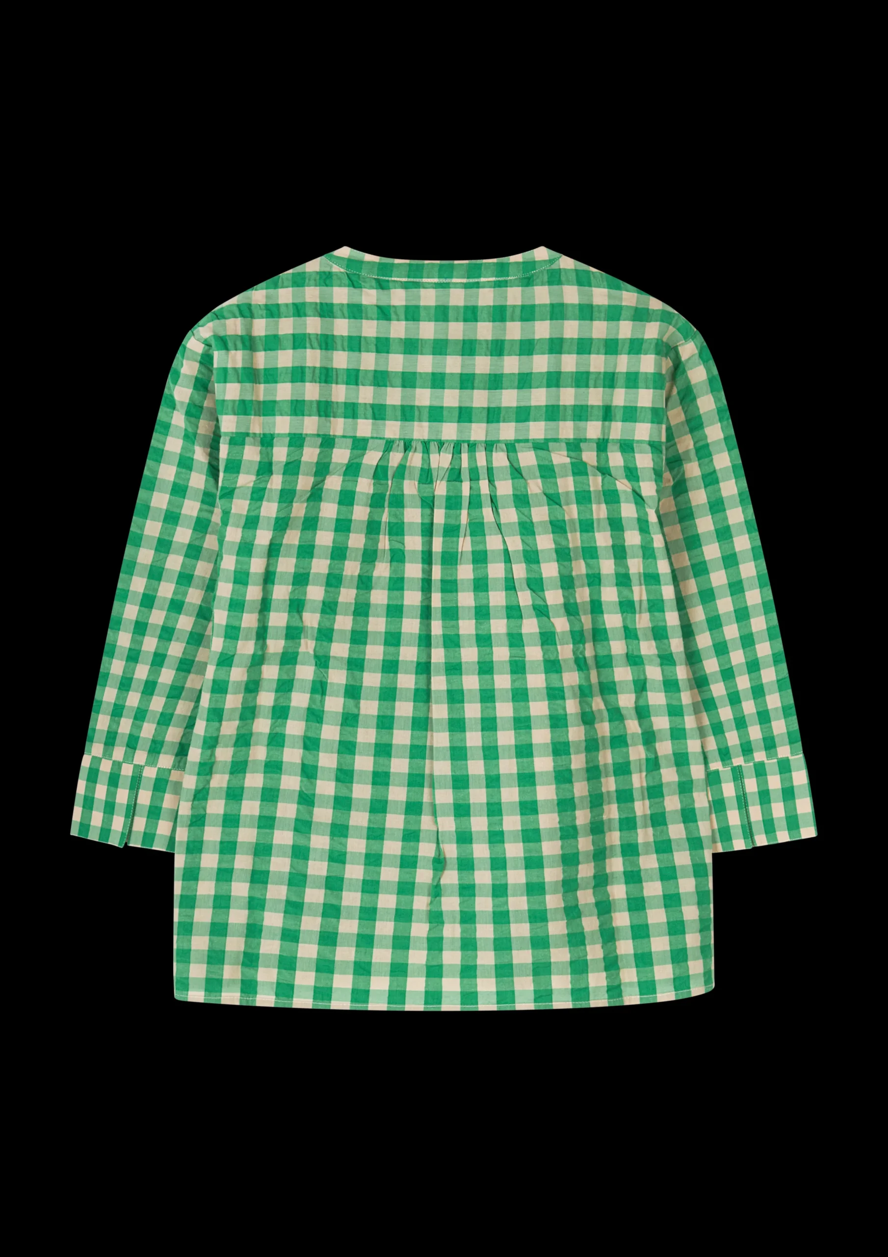 JUNA Nattøy|Topper*Bæk&Bølge Irene shirt S/M grønn/sand - Kjøp nå