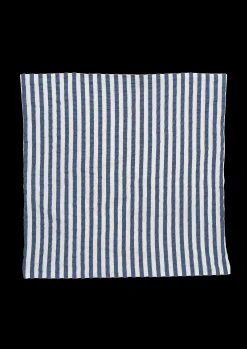 JUNA Putetrekk*Bæk&Bølge Lines Putetrekk 63x60 cm mørk blå/hvit DK