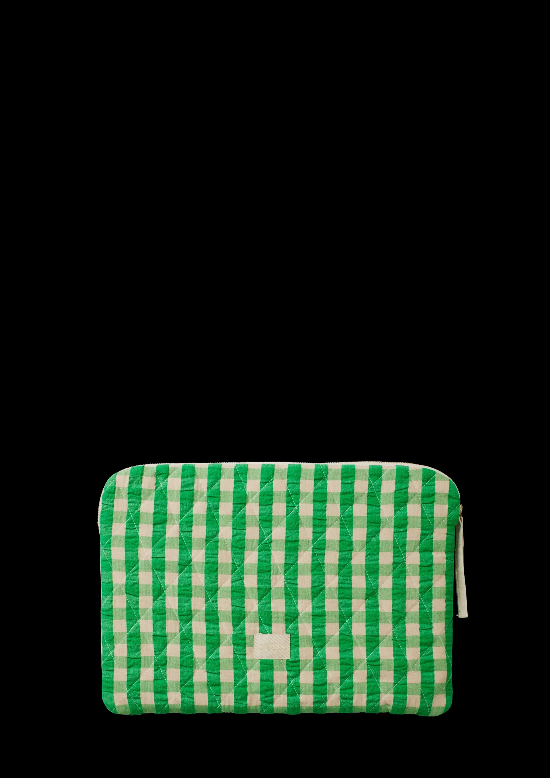 JUNA Pc-mapper Og Brilleetui*Bæk&Bølge Olivia laptop-sleeve grønn/sand – Rosendahl.com