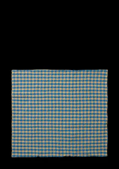 JUNA Putetrekk*Bæk&Bølge Putetrekk 60x50 cm blå/oker SE