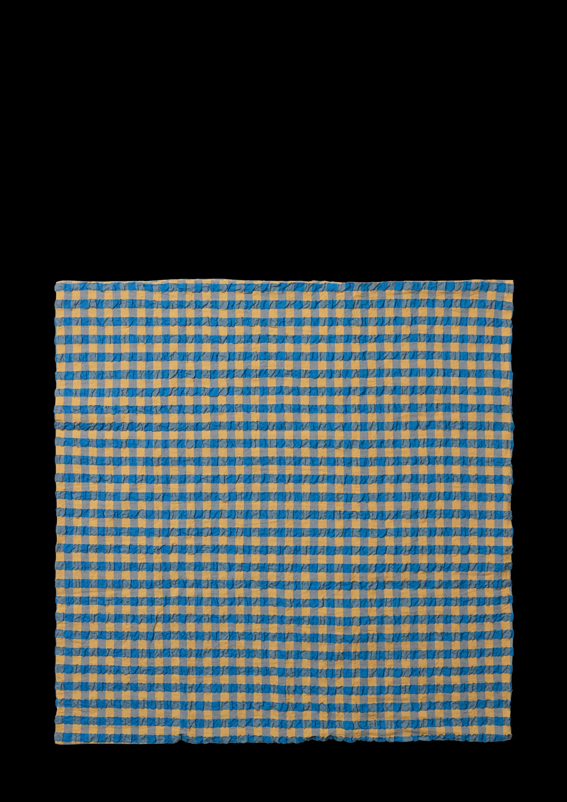 JUNA Putetrekk*Bæk&Bølge Putetrekk 63x60 cm blå/oker DK