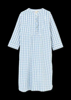 JUNA Kjoler|Nattøy*Bæk&Bølge Sonja dress XS lys blå/hvit