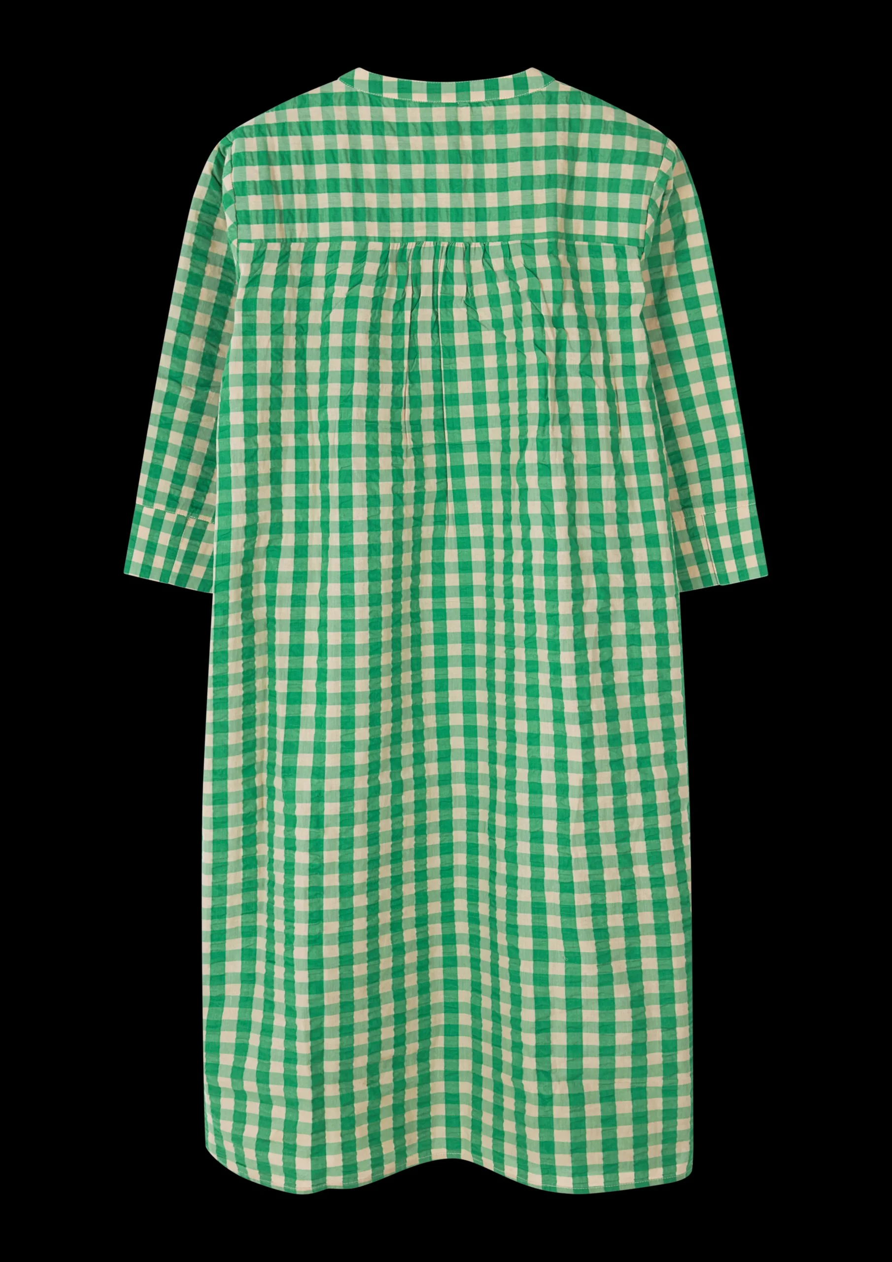 JUNA Kjoler|Nattøy*Bæk&Bølge Sonja dress S/M grønn/sand - Kjøp nå