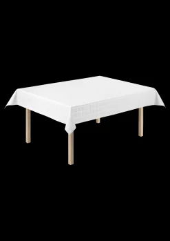 JUNA Duker|Duker*Brick damaskduk, hvit, 150 x 270 cm – Kjøp her