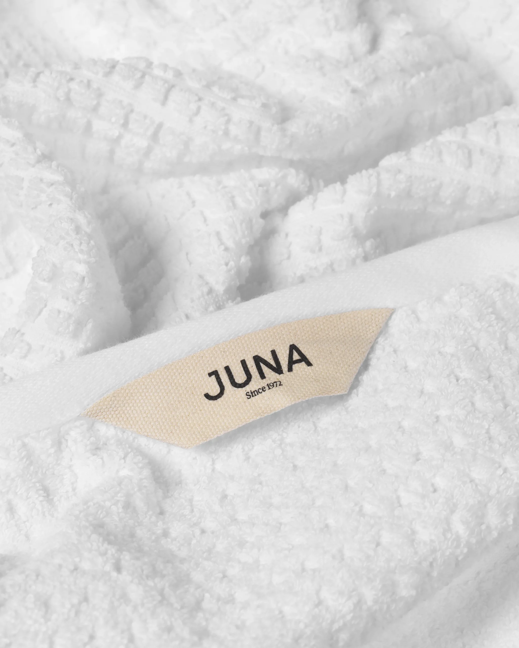 JUNA Håndklær*Check Håndkle 50x100 cm hvit
