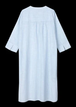 JUNA Kjoler|Nattøy*Monochrome Lines Sonja dress XS lys blå/hvit