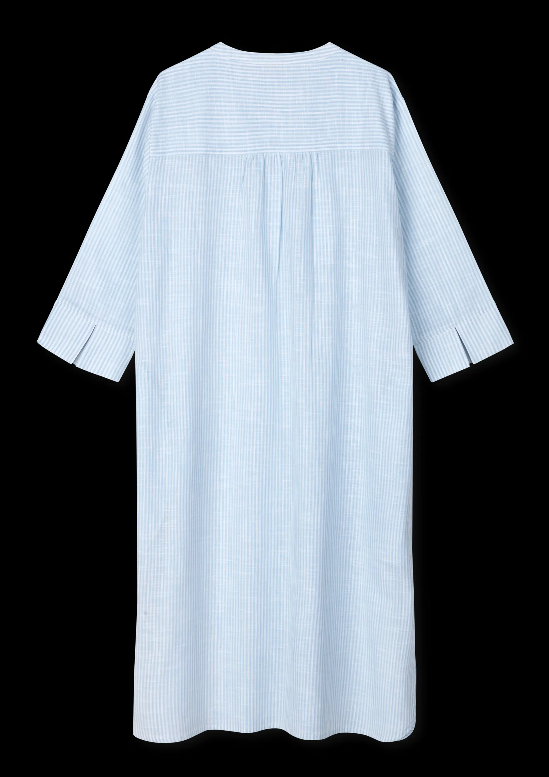 JUNA Kjoler|Nattøy*Monochrome Lines Sonja dress XS lys blå/hvit