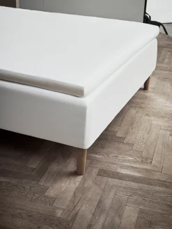 JUNA Laken*Percale Konvoluttlaken 160x200 cm hvit