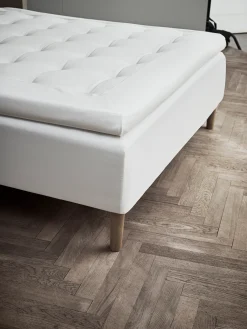 JUNA Laken*Percale Konvoluttlaken 90x200 cm hvit