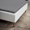 JUNA Laken*Percale Konvoluttlaken 120x200 cm grå