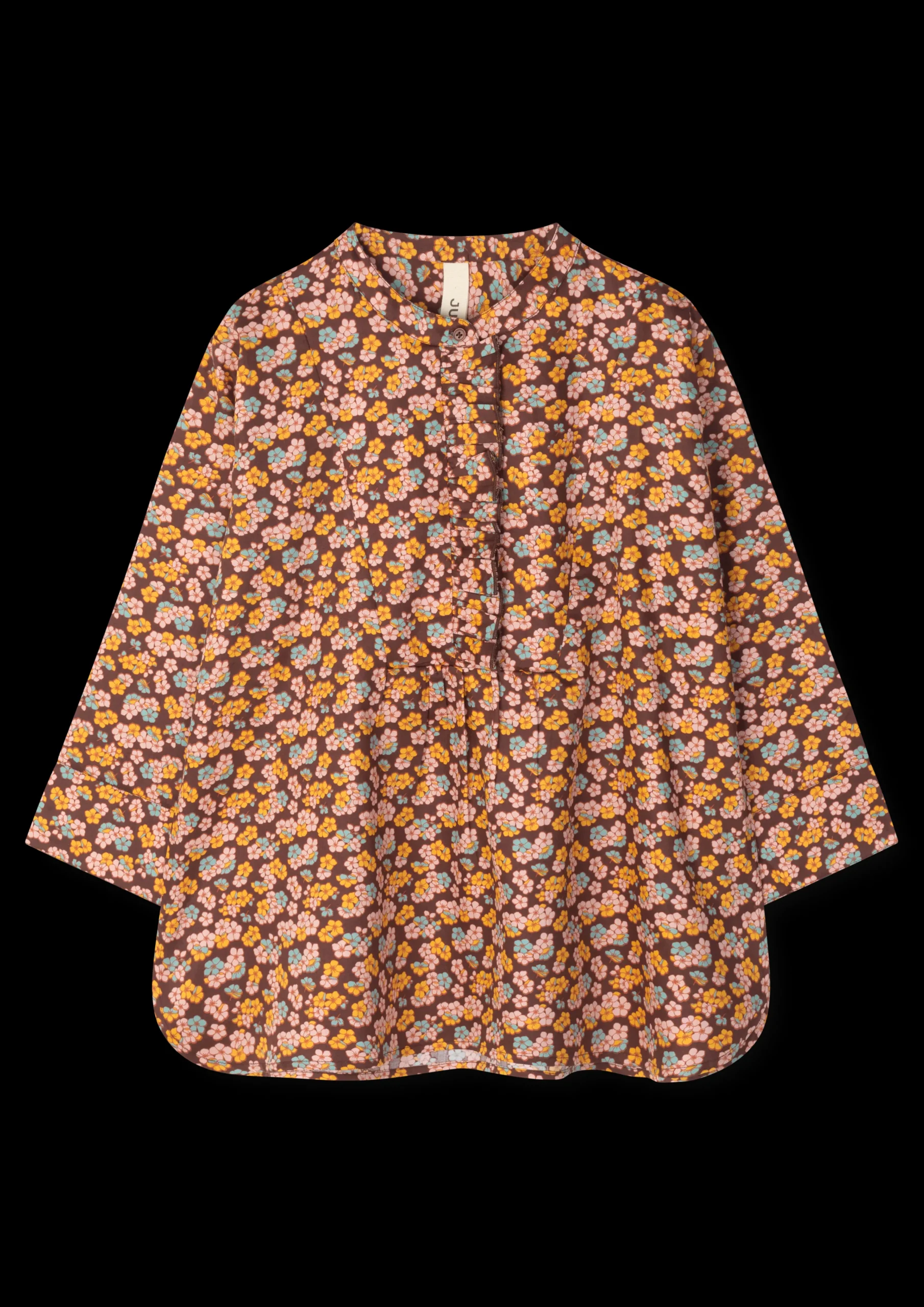 JUNA Nattøy|Topper*Pleasantly Irene shirt XS sjokolade