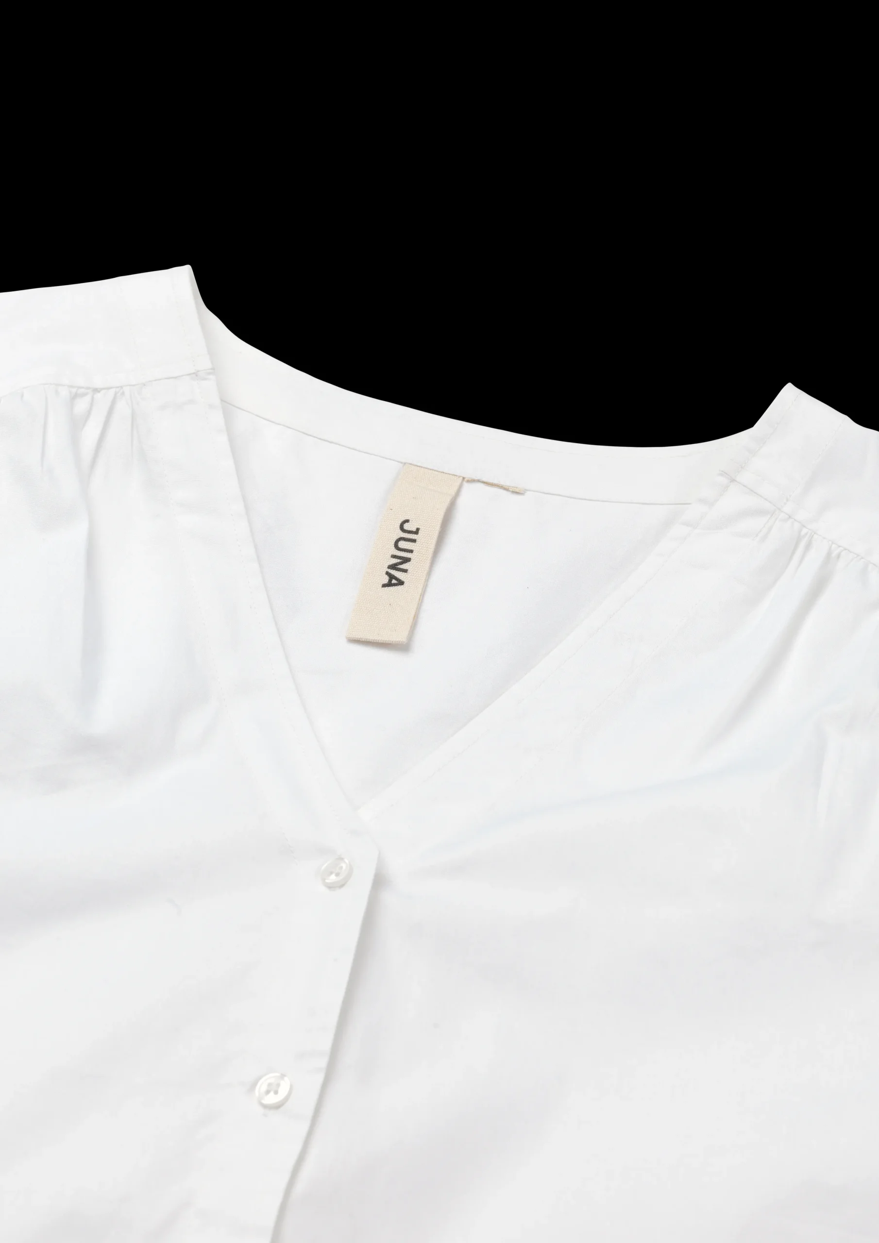 JUNA Nattøy|Topper*Soft Adele shirt XS hvit
