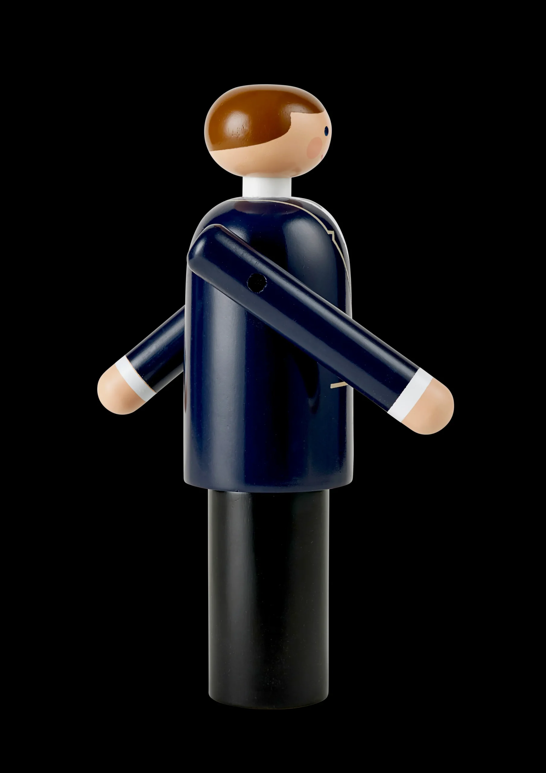Kay Bojesen Trefigurer Og Skulpturer|Brud Og Brudgom*Groom Groom H18 cm blå/sort/hvid - Kjøb her