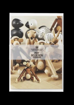 Kay Bojesen Plakater Og Postkort*Postcard Mini monkey, front A6 mixed wood