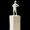 Kähler Stjernetegnsskulpturer|Trefigurer Og Skulpturer*Astro Leo H30 hvit