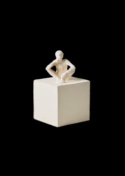Kähler Stjernetegnsskulpturer|Trefigurer Og Skulpturer*Astro Sagittarius H17 hvit