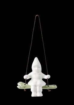 Kähler Julepynt|Julepynt*Christmas Tales Gyngende jente H8 hvit - Kjøp her