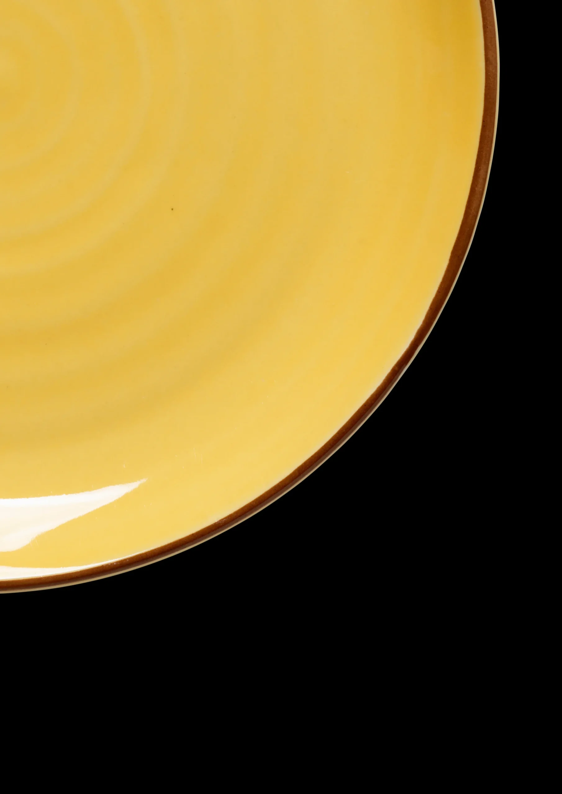 Kähler Desserttallerkner Og Asjetter|Servise*Colore Tallerken Ø19 cm saffron yellow