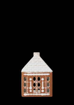 Kähler Lysestaker Og Stearinlys|Lyshus*Gingerbread Lyshus liten brun