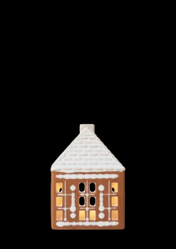 Kähler Lysestaker Og Stearinlys|Lyshus*Gingerbread Lyshus liten brun
