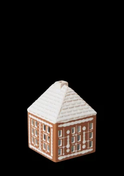 Kähler Lysestaker Og Stearinlys|Lyshus*Gingerbread Lyshus liten brun