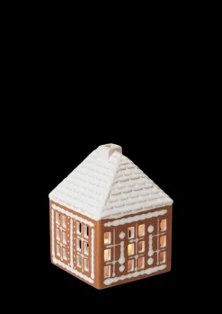 Kähler Lysestaker Og Stearinlys|Lyshus*Gingerbread Lyshus liten brun