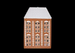 Kähler Lysestaker Og Stearinlys|Lyshus*Gingerbread Lyshus stor brun - Kjøp her
